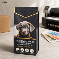 YOUYI Sachet d'emballage refermable pour friandises pour chiens, 2,5 kg, petit format, avec fermeture éclair, pochette autoportante, impression OEM