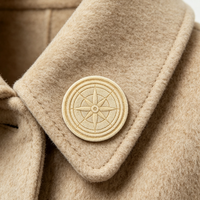 Écussons ronds personnalisés en cuir microfibre, étiquettes écologiques thermosoudées pour vêtements, accessoires de confection à coudre, vente en gros OEM