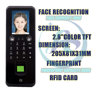 <strong>Biometric</strong> Access Control System for Security Entrance Control Facial Recognition <strong>Fingerprint</strong> &amp; RFID Card with Reset Feature - Product Image 3