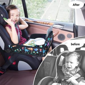 Collapsible Luxury <b>Car</b> Seat Travel Tray with Zipper Closure Durable & Portable for Kids & Toddlers-Road Trip <b>Organizer</b> - Product Image 6