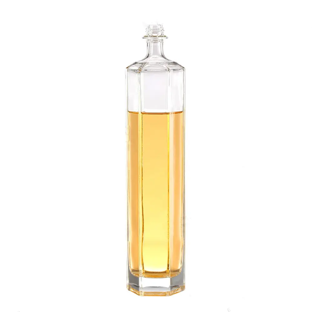 Fábrica OEM duro vazio bebida 750ml xo licor whisky estrangeiro vinho vidro garrafa com tampas