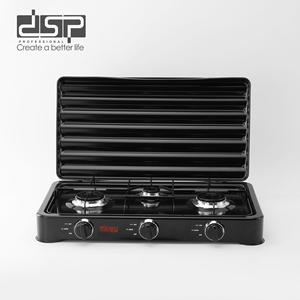 Dsp Portable Gas <b>Stove</b> Dual Burner Metal Camping <b>Stove</b> With Lid For Outdoor Cooking - Product Image 3