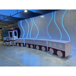 BJ240025-24 fabricant en gros PVC Train bonbons chariot chariot gâteau support voiture acrylique toile de fond pour la décoration de fête d'<span class=keywords><strong>anniversaire</strong></span> - Product Image 5