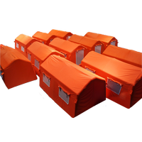 Tente médicale gonflable de réfugié d'urgence abri Structure d'air sauvetage secours en cas de catastrophe isolation tente d'hôpital gonflable