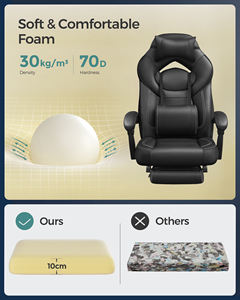 <span class=keywords><strong>Chaise</strong></span> de bureau pivotante ergonomique en PU de haute qualité <span class=keywords><strong>SONGMICS</strong></span>, <span class=keywords><strong>chaise</strong></span> de jeu, fabrication OEM - Product Image 5