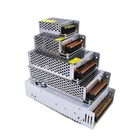 Penggunaan standar murah tegangan lebar Ac110 240V 15-600W Cctv variabel Smps industri 5V 24V10A 12V10A catu daya pergantian Dc Led