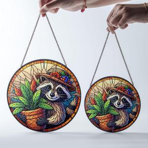 Décoration pour la maison, attrape-soleil, décoration pour <span class=keywords><strong>fenêtre</strong></span>, vitrail, cadeaux d'anniversaire pour femmes - Product Image 4