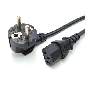 Cable de alimentación estándar estadounidense C19 NEMA 5-20P, calibre 12, 20A, cable de extensión de alta resistencia para rack de servidor, cable certificado PDU de 6 pies - Product Image 1