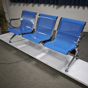 Silla de espera para aeropuerto Juhua Shunduo, banco de acero de 3 plazas con reposabrazos para lugares públicos - Product Image 4