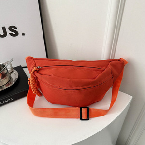 Wholesale Custom Logo Nylon Barrel-shaped Fanny Pack Cross Body Waist Bag <b>Leopard</b> Pattern Waterproof Zipper Closure Outdoor - Product Image 4