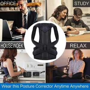 Correcteur de posture ajustable pour scoliose, corset de soutien dorsal, support lombaire, ceinture de redressement, correcteur de posture - Product Image 6