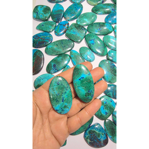 AAA Quality <b>Rainbow</b> Chrysocolla Cabochon Natural Loose Gemstone with Color Play for Pendants Wholesale Price - Product Image 6