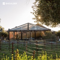 Tente de réception de luxe transparente pour mariage, imperméable, avec structure en aluminium, grande portée, pour événements extérieurs, restaurants, cérémonies, expositions