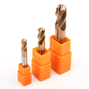 مطحنة نهاية الأنف الكروية ذات القطر الصغير من الكربيد HRC 55 ، 2 فلوت 6 ، 4 مطحنة نهاية الأنف القياسية - Product Image 3