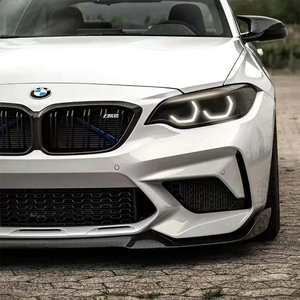 ลิ้นหน้าคาร์บอนไฟเบอร์ทรง CS สำหรับรถยนต์ BMW ซีรีส์ 2 รุ่น F22 Coupe/F23 Convertible/M2 F87 ปี 2014-2020 - Product Image 6