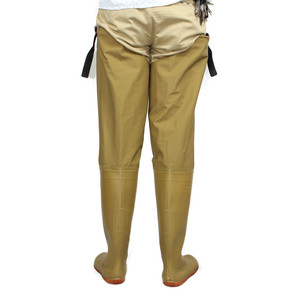 Pantalon de pêche en plastique de haute qualité demi-longueur, bottes de pataugeoire, équipement de pluie, OEM ODM, pour agriculture - Product Image 3