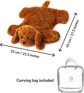 5 Lbs Verzwaarde Schootkussen Voor Kinderen Kalmerende Hondenmaatje Sensorische Dierentas Geruststellend Verzwaarde Knuffels Voor Angst - Product Image 5