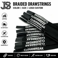 Cordon plat personnalisé en polyester haute ténacité enduit de silicone, écologique, avec logo sérigraphié pour chaussures, vente en gros