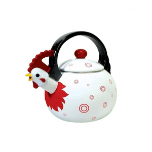 Tetera de Cerámica con Silbato de <span class=keywords><strong>Gallo</strong></span> Leghorn, Tetera con Forma de Animal, Accesorios de Cocina - Product Image 1