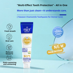<span class=keywords><strong>Dentifrice</strong></span> Antibactérien à la <span class=keywords><strong>Camomille</strong></span> Élimine 99,9% des Bactéries Blanchiment Éclatant en 7 Jours Marque Privée OEM Soin Bucco-dentaire Herbal - Product Image 2