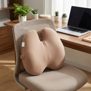 Memory <b>Foam</b> Butterfly-<b>Shaped</b> Lumbar Support Cushion <b>for</b> Office Chairs Sofas Cotton Material Long-Sitting Comfort Back Support - Product Image 5