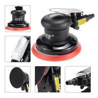 Lijadora Neumática Compacta de 900G, Herramienta Orbital Aleatoria de 5 Pulgadas para Reparación de Carrocería de Motocicletas y Mantenimiento Automotriz UM908