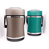 Auslaufsichere, tragbare Edelstahl-Lunchbox für Outdoor-Arbeit, Langzeit-Wärmeerhaltung, lebensmittelecht