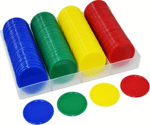 Disque de 37 mm, petite pièce de jeu colorée, accessoires de jouets pour enfants, artisanat en plastique - Product Image 1