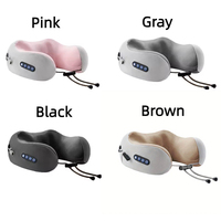 2025 vente chaude oreiller de Massage du cou SPA pétrissage profond Vibration Portable oreiller de voyage pour le soulagement de la douleur musculaire oreiller de voyage intelligent