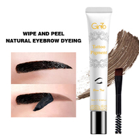 Gel Alis Tahan Lama Tahan Air, Pewarna Alis Peel Off, Penambah Alis
