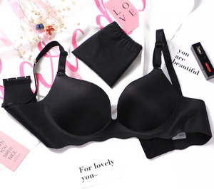 Reggiseno di colore solido per ragazze all'ingrosso che raccolgono sport Push up Yoga comfort senza fili senza fili con bottone posteriore senza soluzione di continuità - Product Image 2