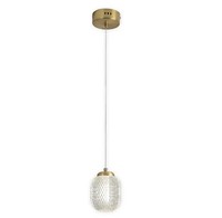 Lámpara de Techo LED Moderna de 5 W y 4000 K con Cubierta de Vidrio, Personalizable, 15 CM, Base de Acero Cromado, Iluminación de Diseño