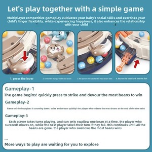 Juego de mesa educativo para niños, dibujos animados para interiores, escritorio, mano, ojo, reacción, familia, Rana interactiva, <span class=keywords><strong>comer</strong></span> frijoles, Juego - Product Image 6