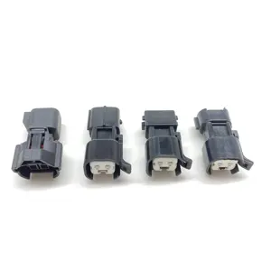 2-pin yüksek kaliteli enjektör PnP adaptörleri EV6/EV14 /OBD2 USCAR (dişi) to EV1 araba Jetronic (erkek)-kablosuz bağlantı
