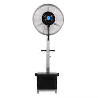 Ventilateur de refroidissement industriel à brouillard d'eau 260W Ventilateur extérieur étanche pour le refroidissement de l'air à usage industriel