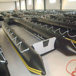 Barco de pesca inflable asistido por energía, Fondo de aleación de aluminio para aguas oceánicas a la deriva para 2 buzos, buzo al aire libre, Océano - Product Image 4