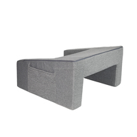 Logo-Anpassung Markenbedrucktes Gestricktes Bambus/Baumwolle Memory-Schaum Ergonomisches Dreieck-Lesekissen mit Abnehmbarem & Waschbarem Bezug
