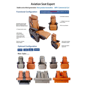 Sièges Aero de Classe Affaires de Luxe avec Massage et Chauffage en Fibre de Carbone Compatibles avec V-Class/Sprinter/GLS - Product Image 2
