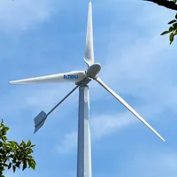 Système d'énergie éolienne Petite éolienne Générateur d'énergie alternative 3000w 48v éolienne horizontale pour usage domestique