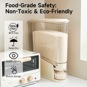 New Model Cereals <b>Container</b> Rice Organizer Cereal <b>Food</b> Storage Box for Rice Dispenser - Product Image 2
