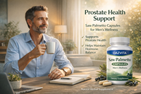 OAZVITA Capsules de Palmier Nain Soutien Santé de la Prostate Bien-être Masculin Complément Herbal Vente en Gros