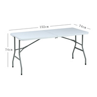 Table à manger pliante moderne de haute qualité, portable, pour l'extérieur, facile à transporter, table pliante pour le camping, le travail, le barbecue, la cuisine, la plage