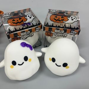 Wholesale Halloween Cute Maltose Gel Specter Squishy <b>Toy</b> with Cute Horror Gift Maltose Gel and Non-toxic <b>Toy</b> for <b>Desk</b> Decor - Product Image 2