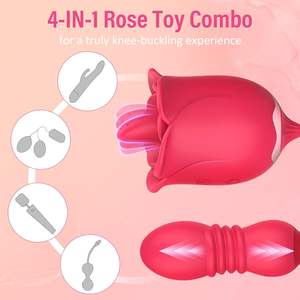 Adult Royal Rose 12-Gang-Teleskop-Kugelvibrator mit Fernbedienung Wasserdichtes IPX7 elektrisches Vaginal-Sexspielzeug für Frauen - Product Image 3
