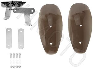 Protège-mains de pièces de moto robustes avec supports de montage étendus s'adaptant à la plupart des accessoires de motos - Product Image 4