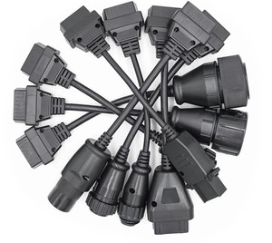 Ensemble complet de voiture 8 pièces câbles de camion compatibles avec le câble <span class=keywords><strong>delphi</strong></span> ds150e tcs cdp pro MVD wow snooper obd2 - Product Image 4