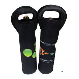 Factory High Quality Wine Champagne Tote Carrying Bag Neoprene Champagne <b>Bottle</b> Cooler Sleeve with Logo - Product Image 3