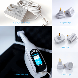 Stylo à <span class=keywords><strong>jet</strong></span> ultra-froid sans temps d'inactivité 20000V avec embouts pour le visage et les cheveux - Product Image 3