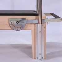 Combinaison Premium Reformer Trapeze, Reformer Pilates en bois d'érable avec tour de trapèze en acier inoxydable, Cadillac Reformer