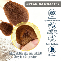 Hochwertige 6-teilige Beige Gesichts-Make-up-Pinsel mit Guter Qualität und Angenehmem Hautgefühl bei Anwendung